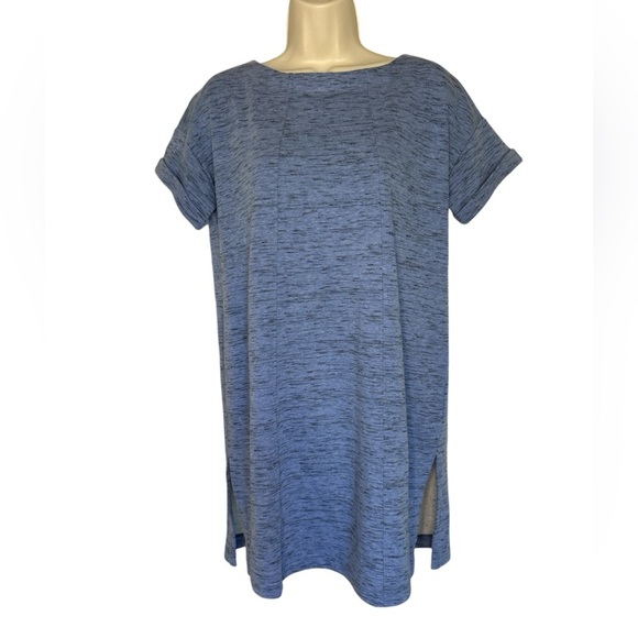 J. Jill NWT dusty blue dress/tunic with side slits size PS - Picture 2 of 7